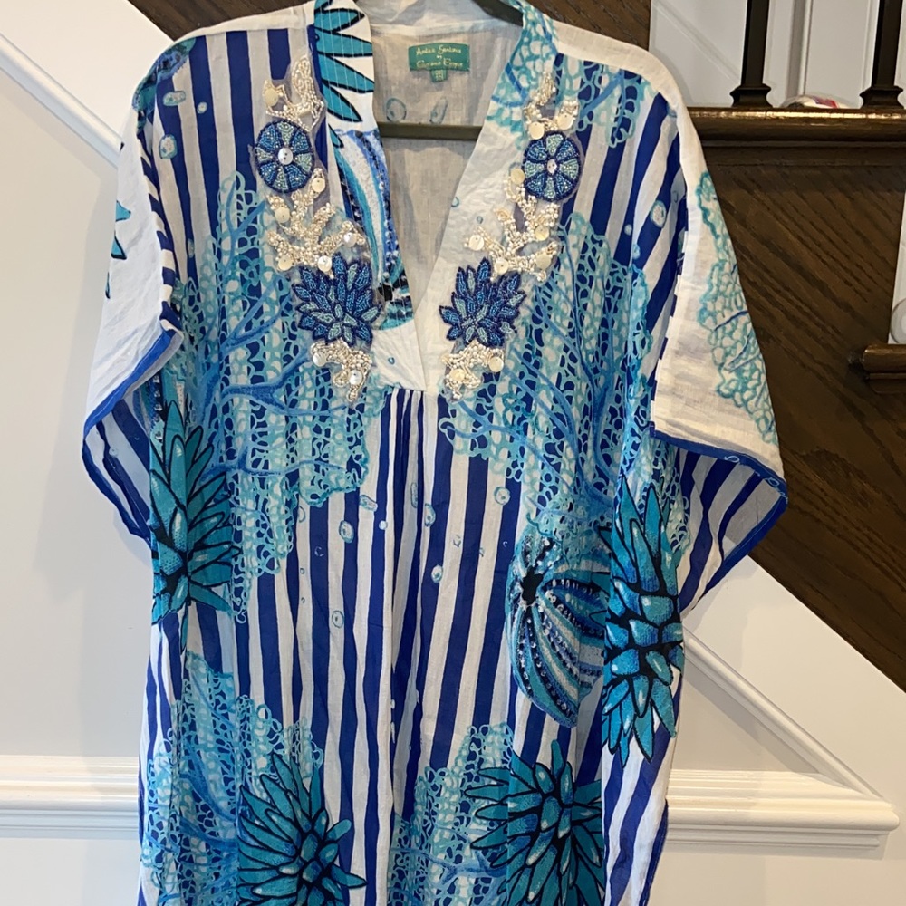Antica sartoria long swim cover up or summer dress